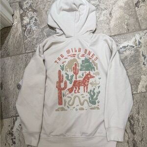 NWT 365 Kids Size 10 zip-up Hoodie with Desert Graphic